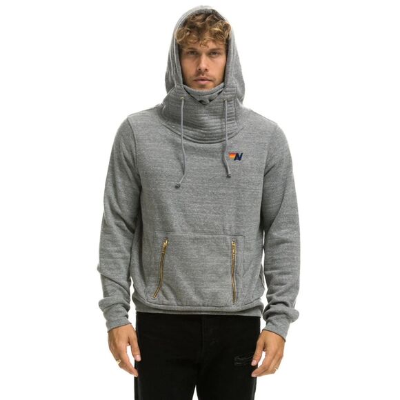 Aviator Nation Other - Aviator Nation Gray Hoodie with Multicolor Logo